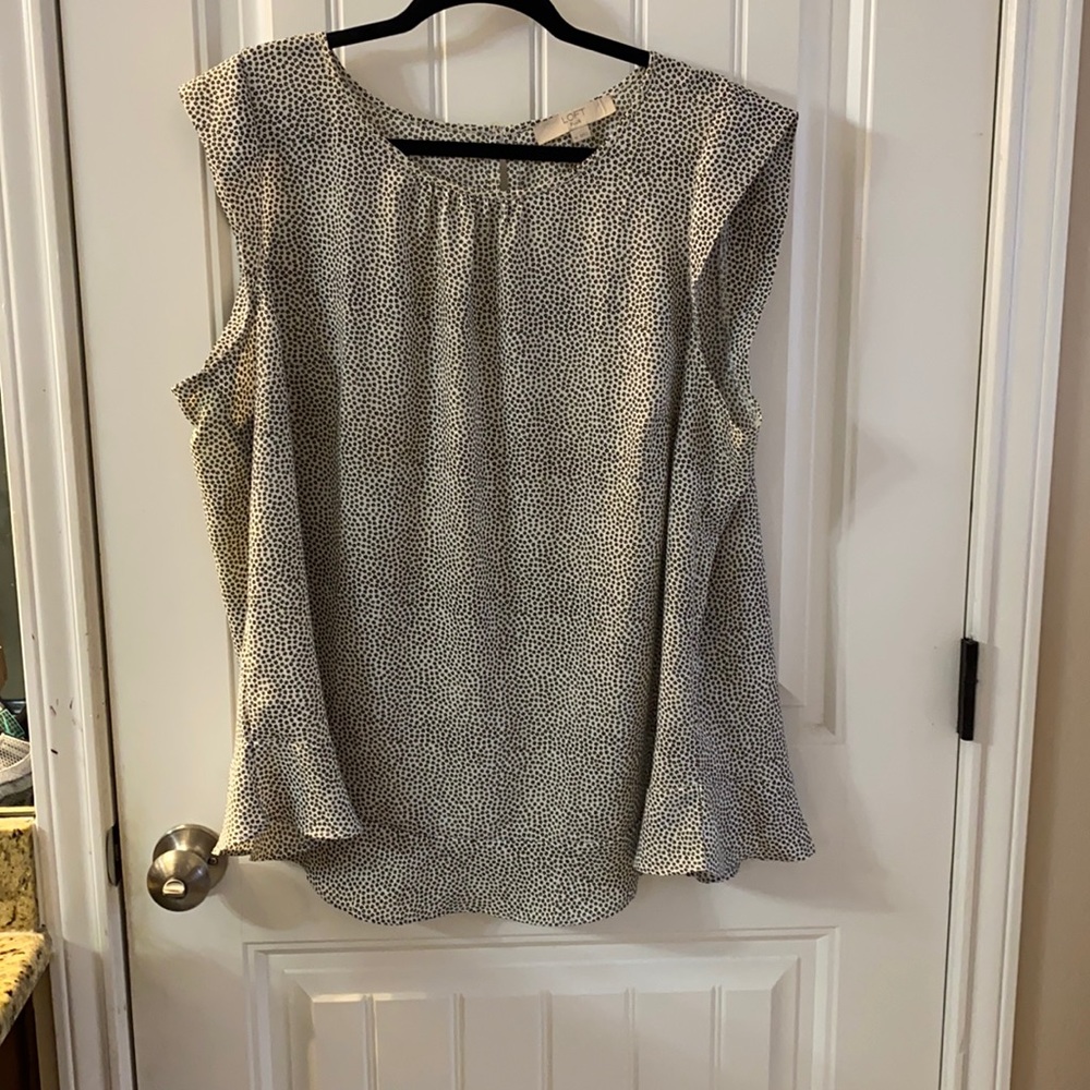 Loft plus size blouse sz18